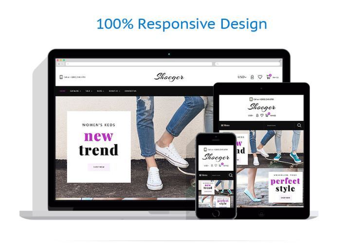 Shoe Store Responsive Shopify Theme #64380