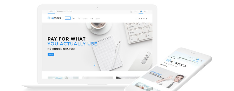 Hosting Responsive Shopify Theme #64415-2