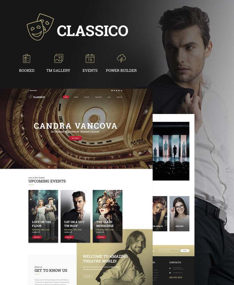 Classico Theater Responsive WordPress Theme