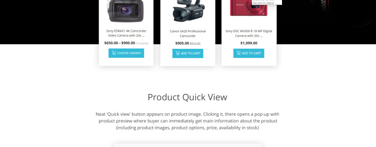 Electronics Store Responsive Shopify Theme #64635-5