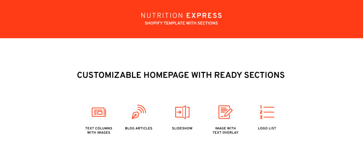 Responsive Nutrition Store Shopify theme #64674-1