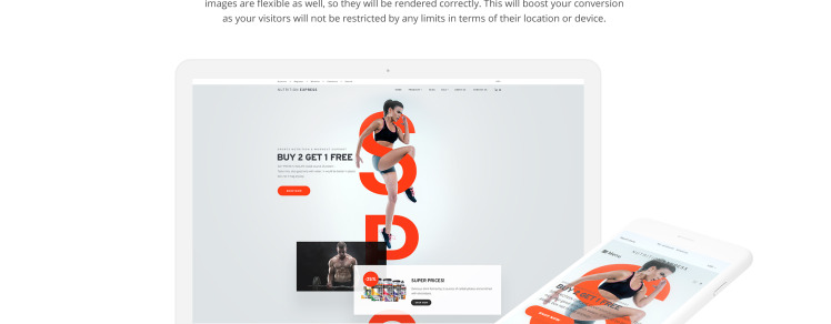 Responsive Nutrition Store Shopify theme #64674-3