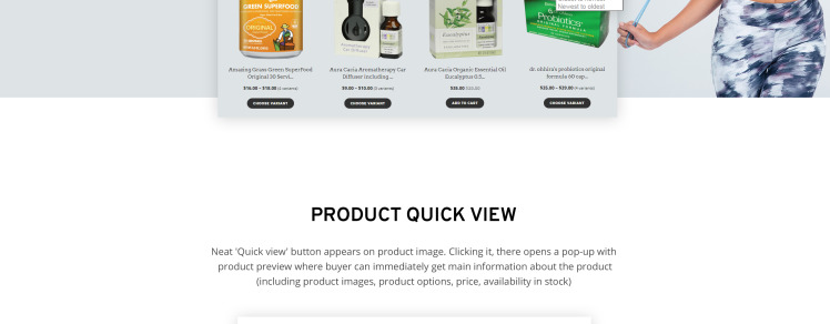 Responsive Nutrition Store Shopify theme #64674-5