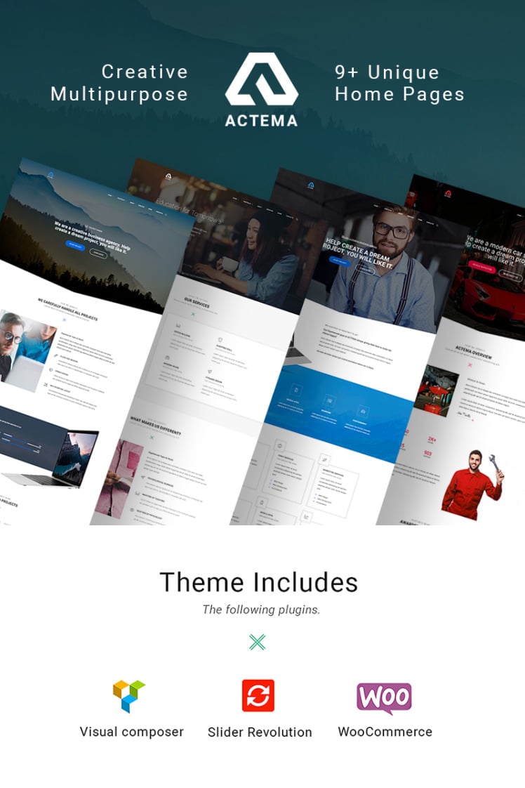 Actema Creative Business Multipurpose WordPress Theme