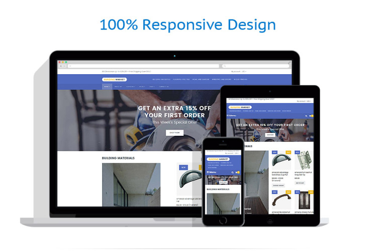 Building Materials Responsive Shopify Theme #64828