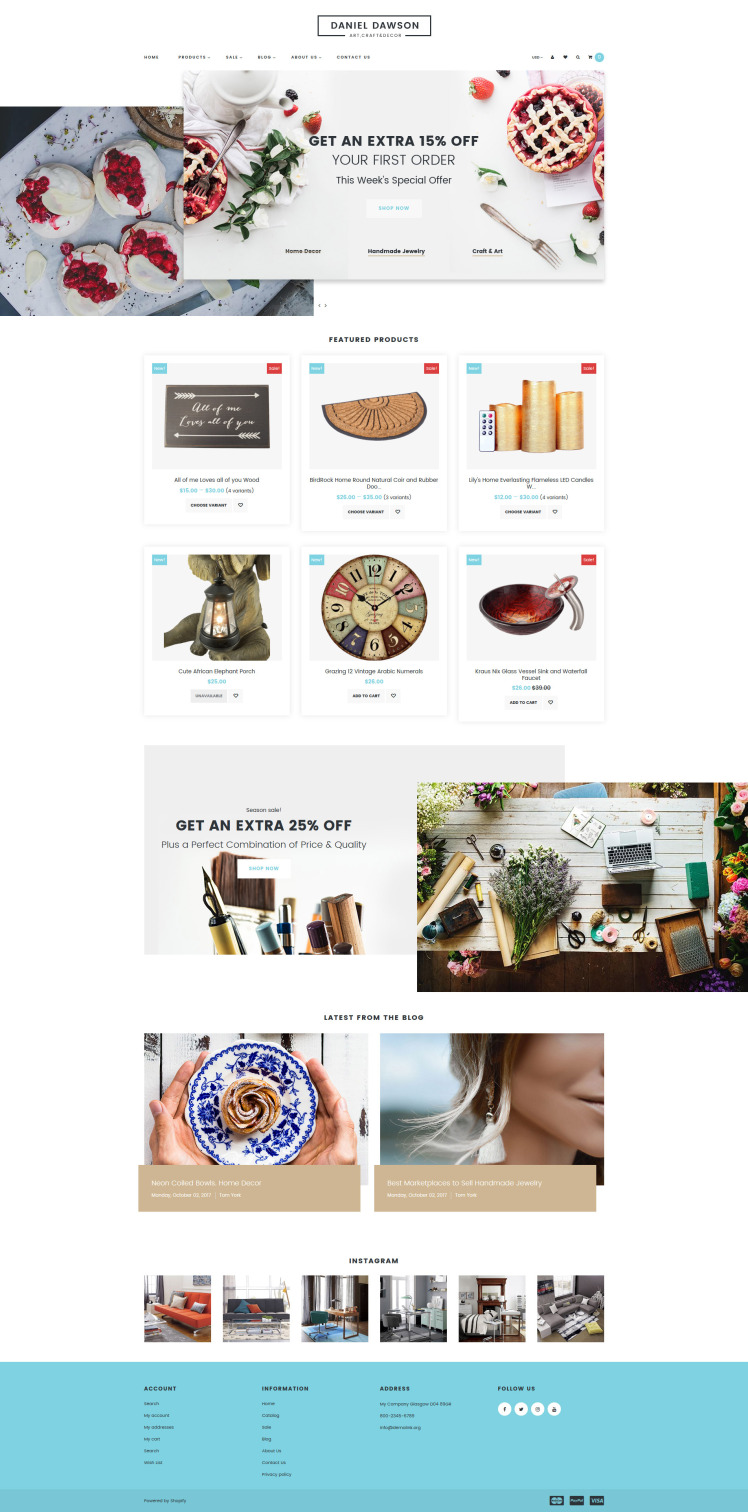 Home Decor Responsive Shopify Theme #65551