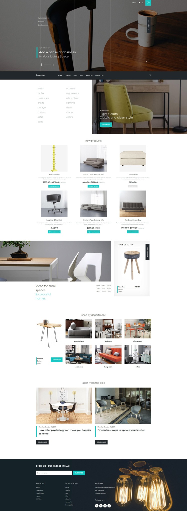 Furnitto Furniture Store Shopify Theme #65766