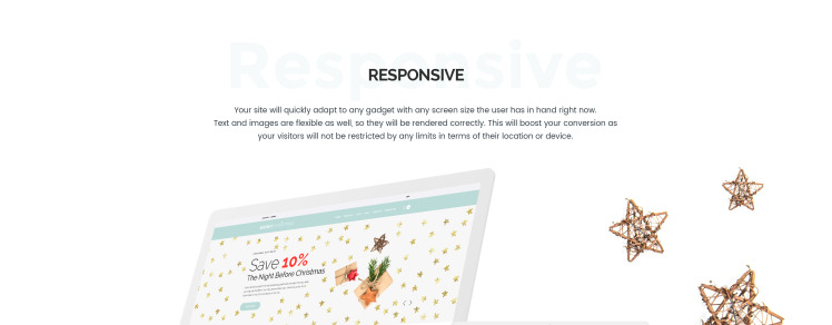 Snowy Christmas Christmas Gifts Shopify Theme #65816-1