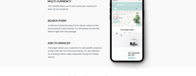 Snowy Christmas Christmas Gifts Shopify Theme #65816-5