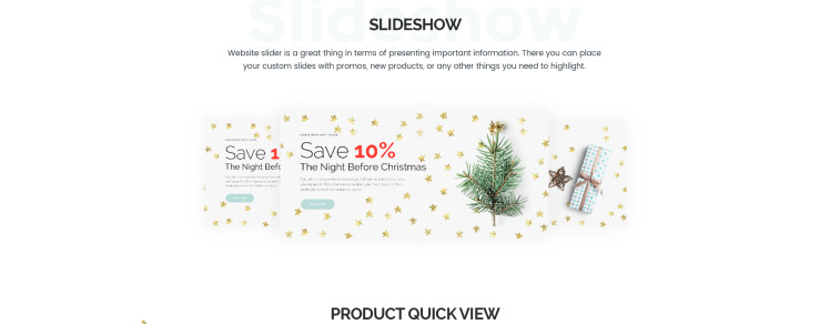 Snowy Christmas Christmas Gifts Shopify Theme #65816-6
