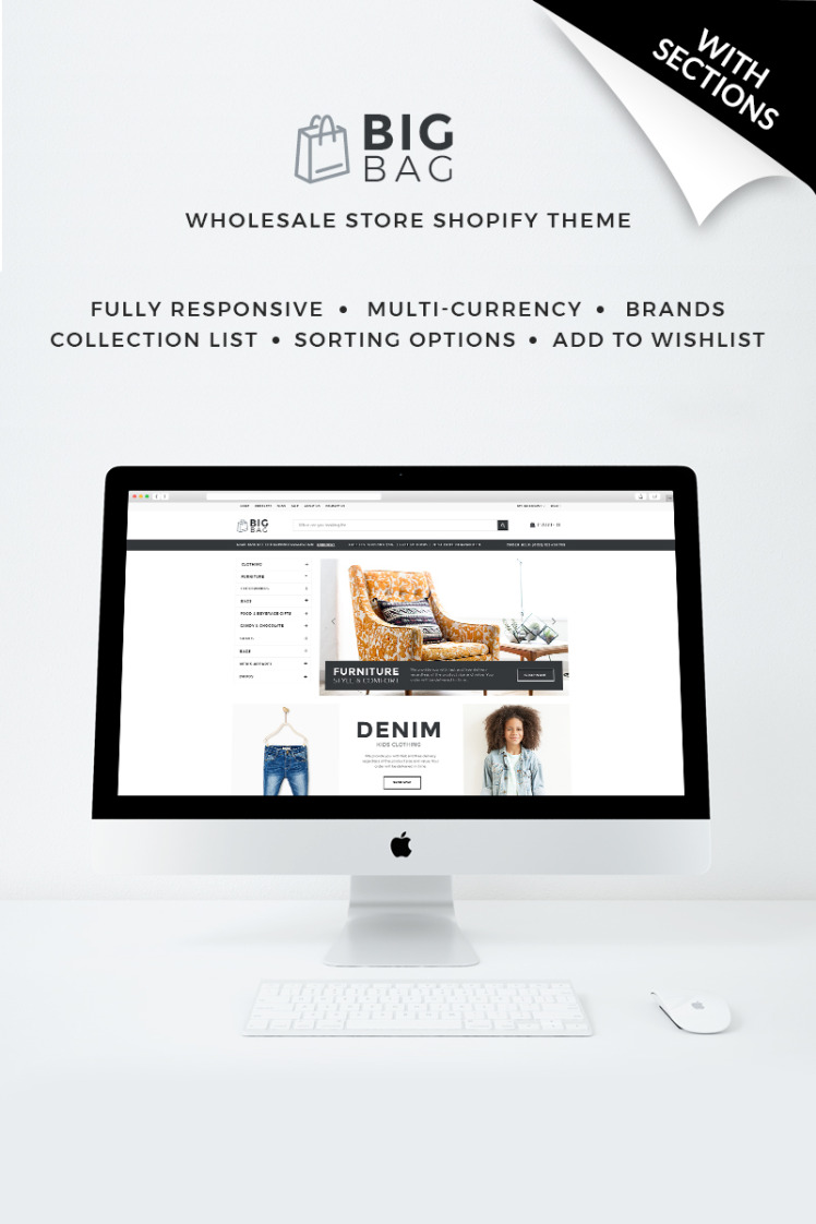 Big Bag Wholesale Store Shopify Theme #66941