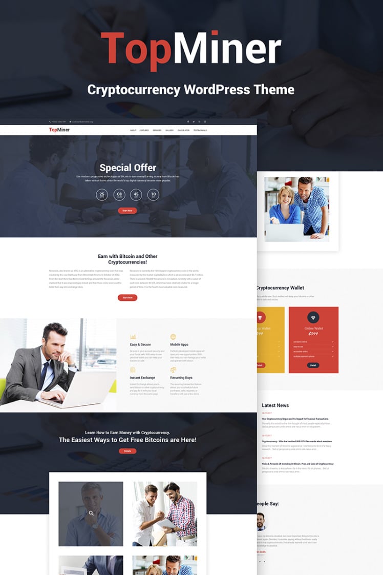Financial Advisor Responsive WordPress Theme