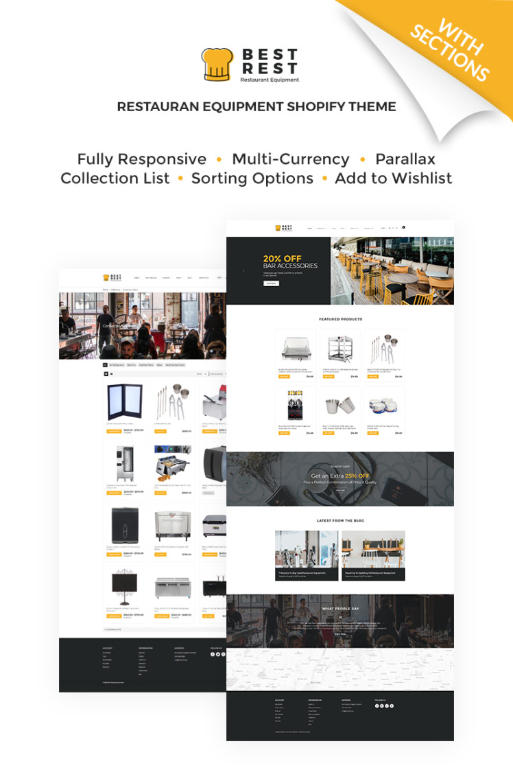 Best Rest Bar Accessories Shopify Theme #67152
