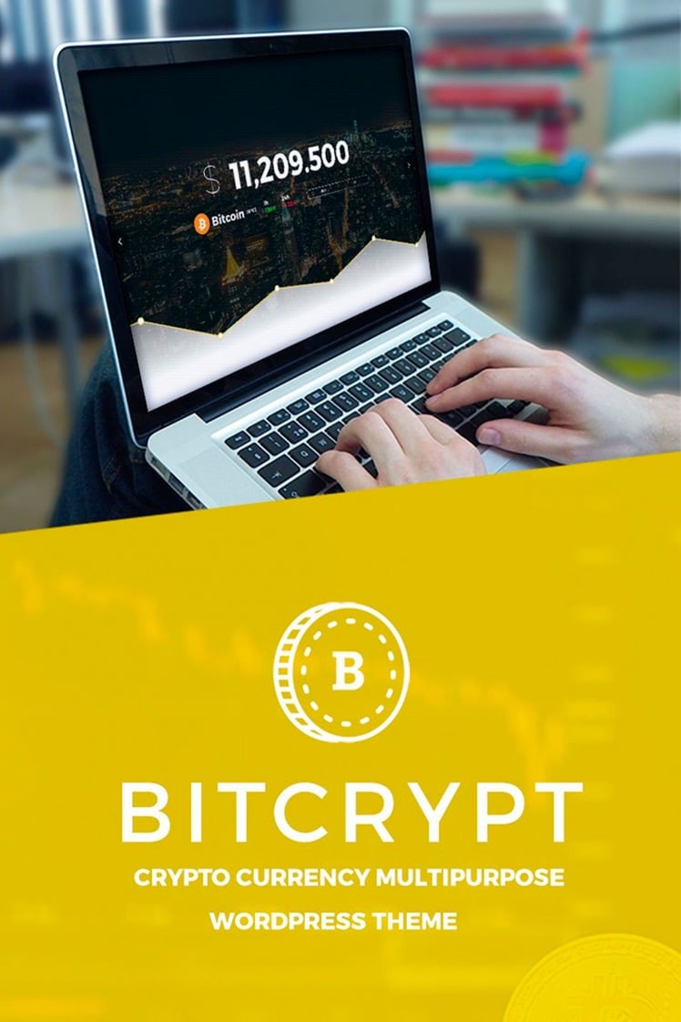 Bitcrypt - Bitcoin & Cryptocurrency Theme #67180