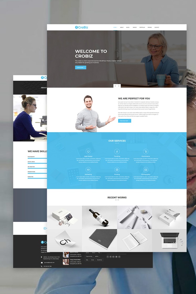 Crobiz Corporate WordPress Themes