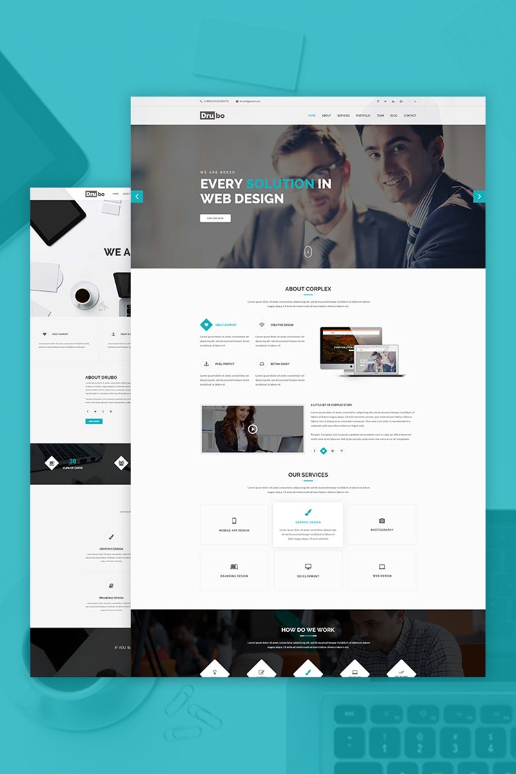 Drubo Corporate WordPress Themes