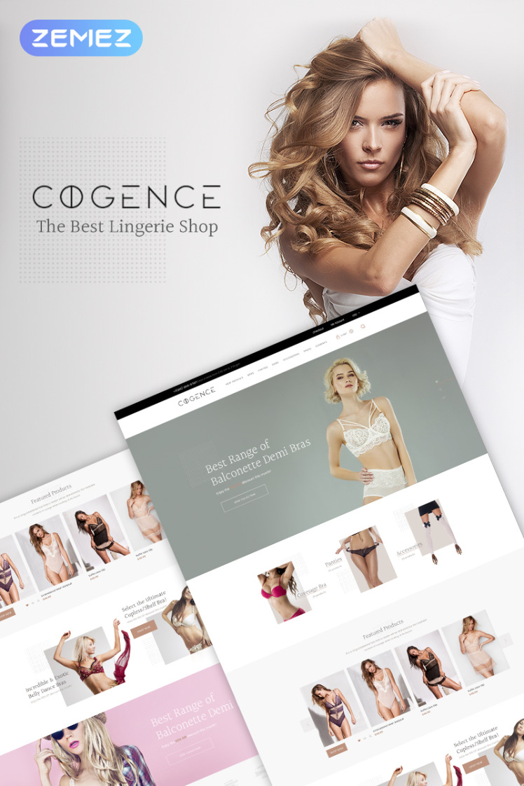 Cogence Lingerie Shop WooCommerce Theme