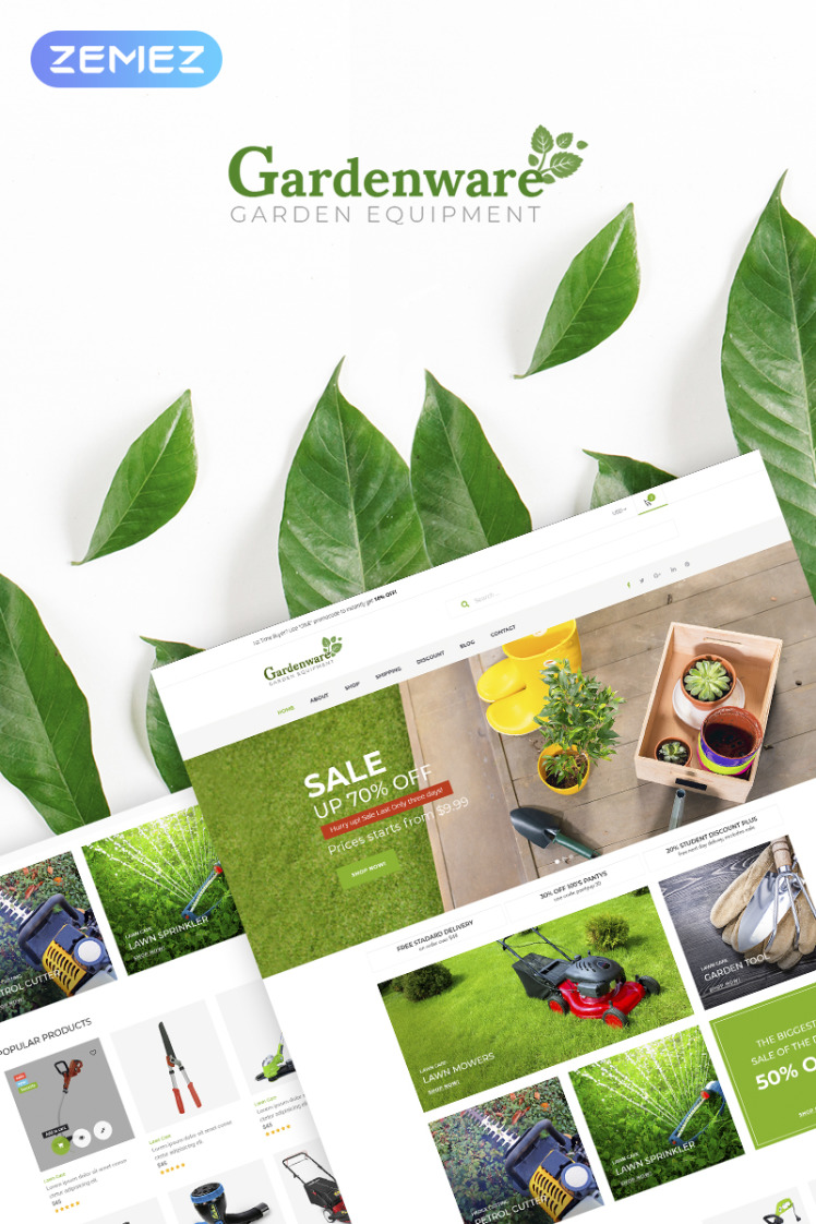Gardenware Garden Equipment WooCommerce Theme