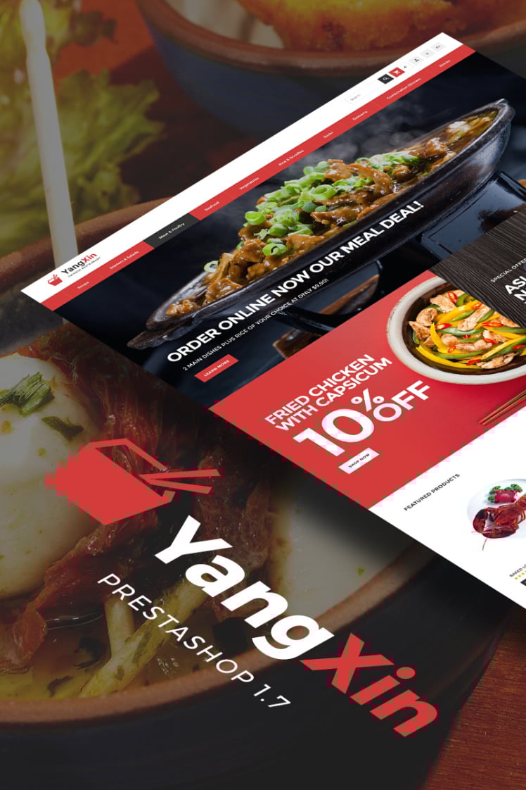 YangXin Chinese Restaurant PrestaShop Themes