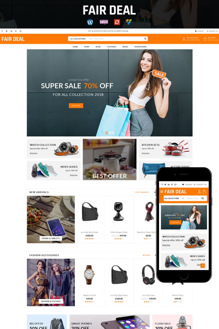 FairDeal Multipurpose Store WooCommerce Theme