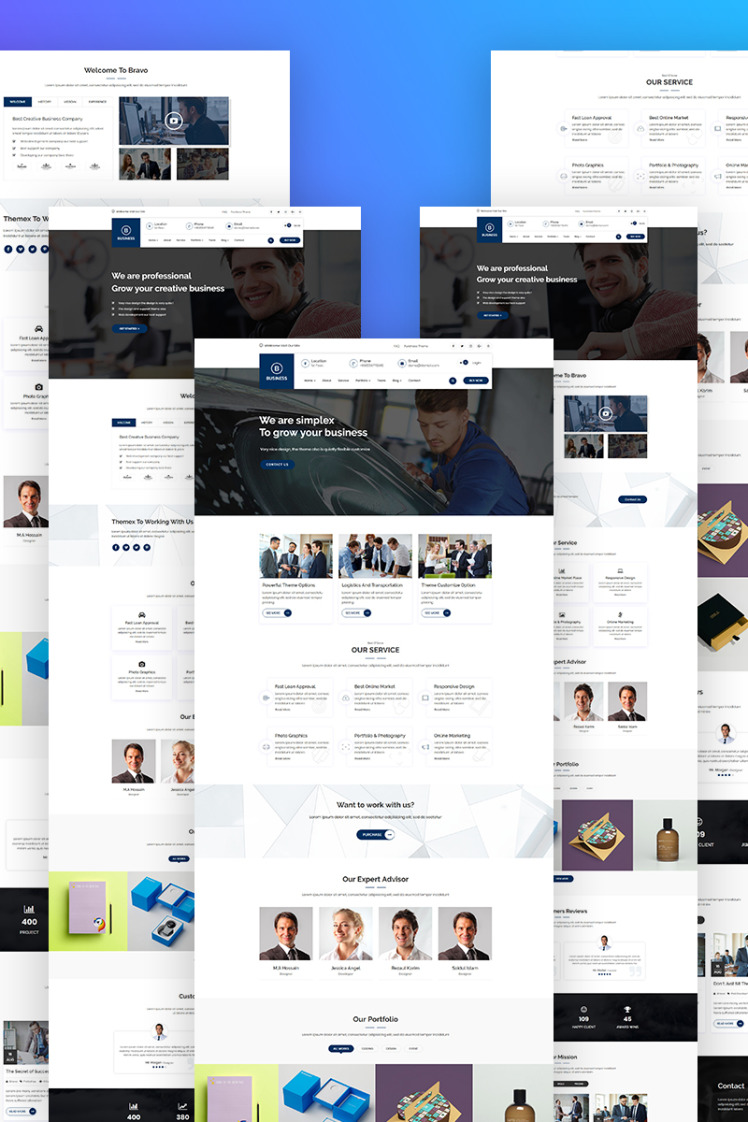 Bravvo Corporate Responsive WordPress Theme