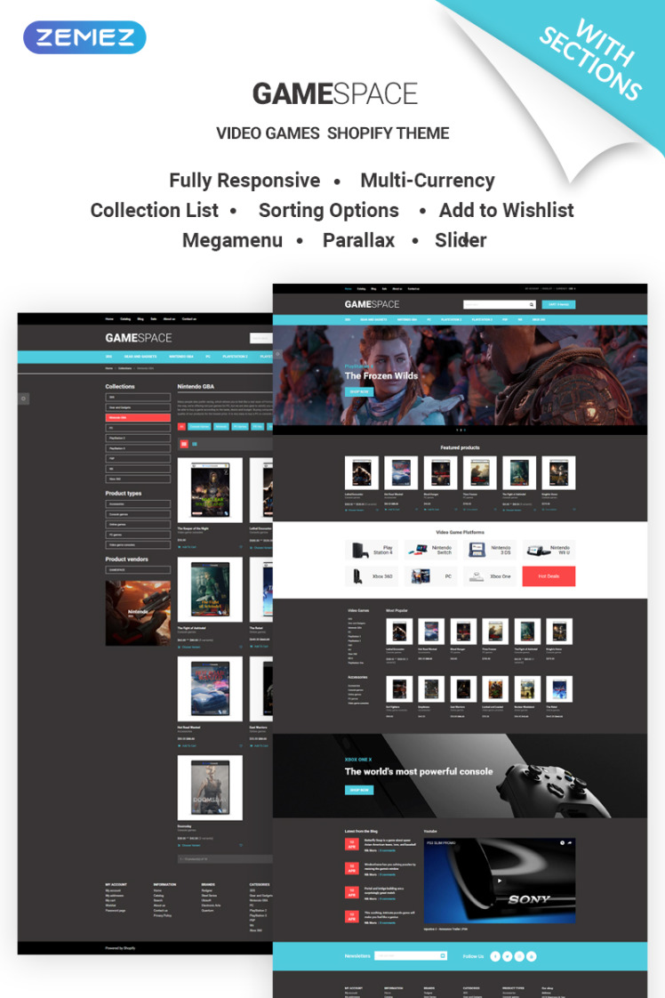 GameUniverse | Game Store Shopify Theme