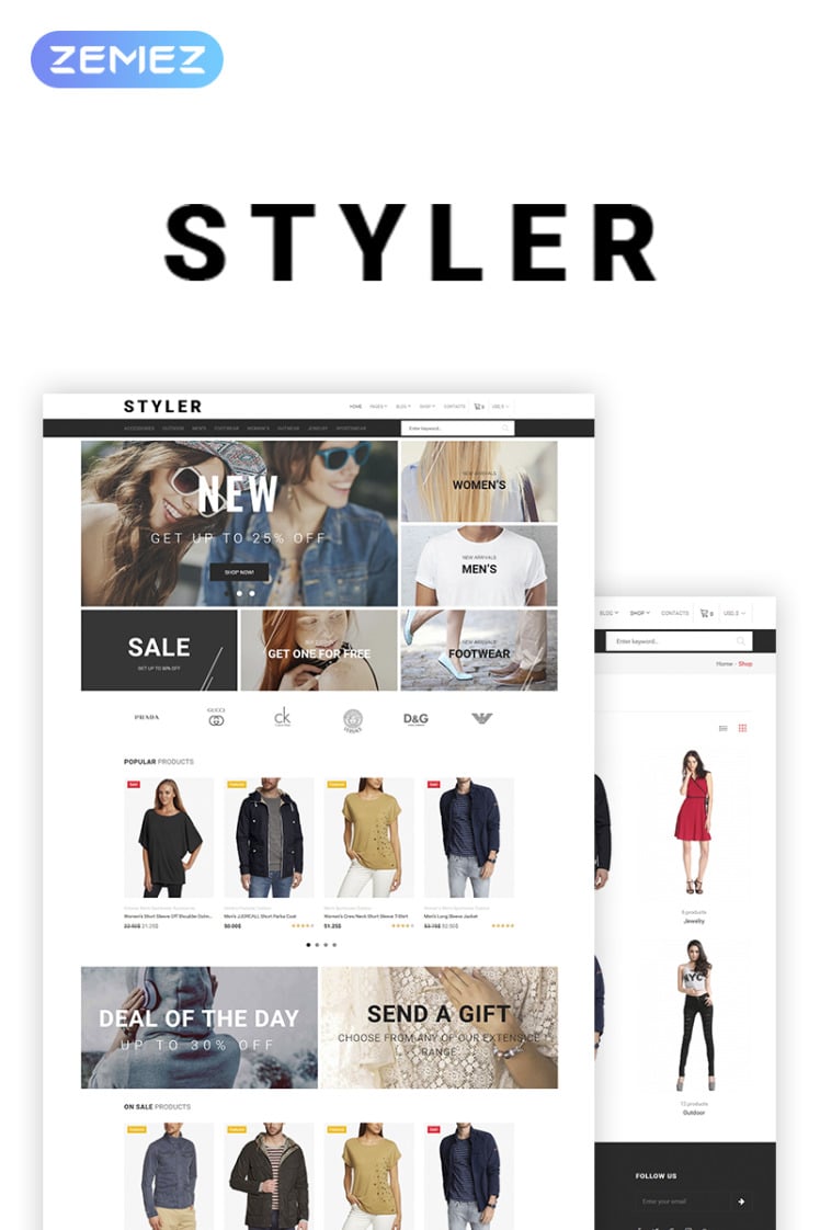 Styler Fashion WooCommerce Themes