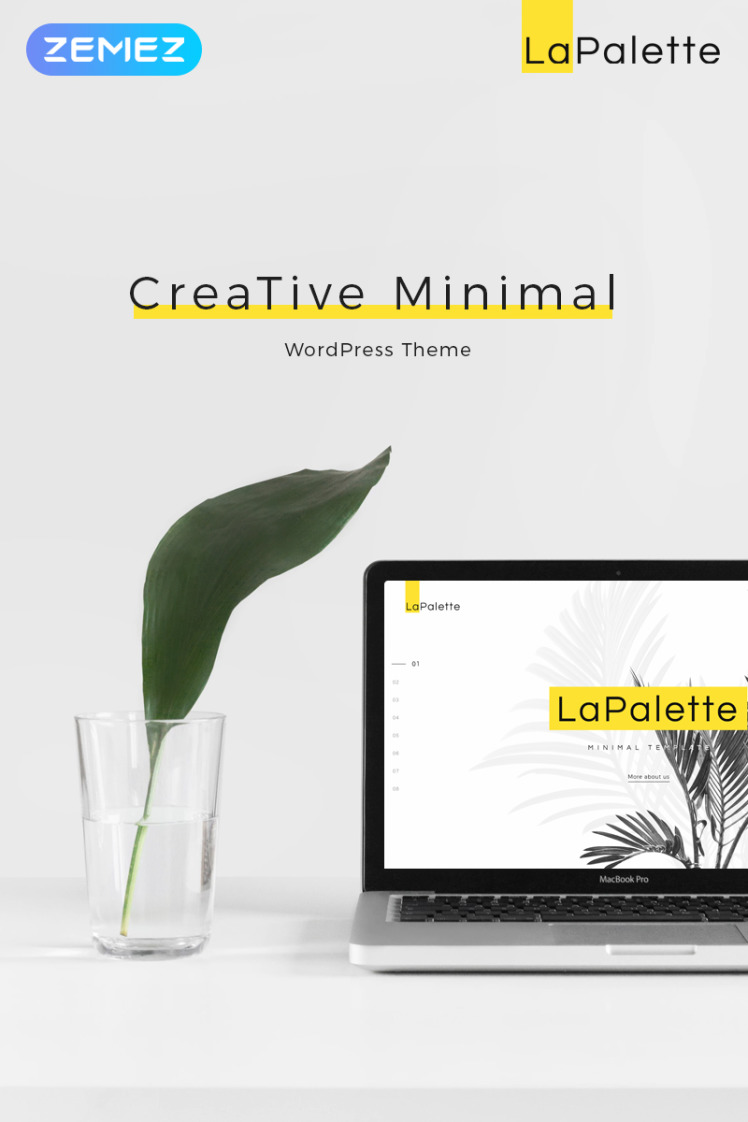 La Palette Creative Minimal Elementor WordPress Themes
