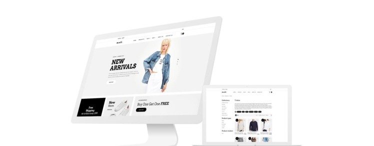 m a l l Clothing Store Shopify Theme #70688-1