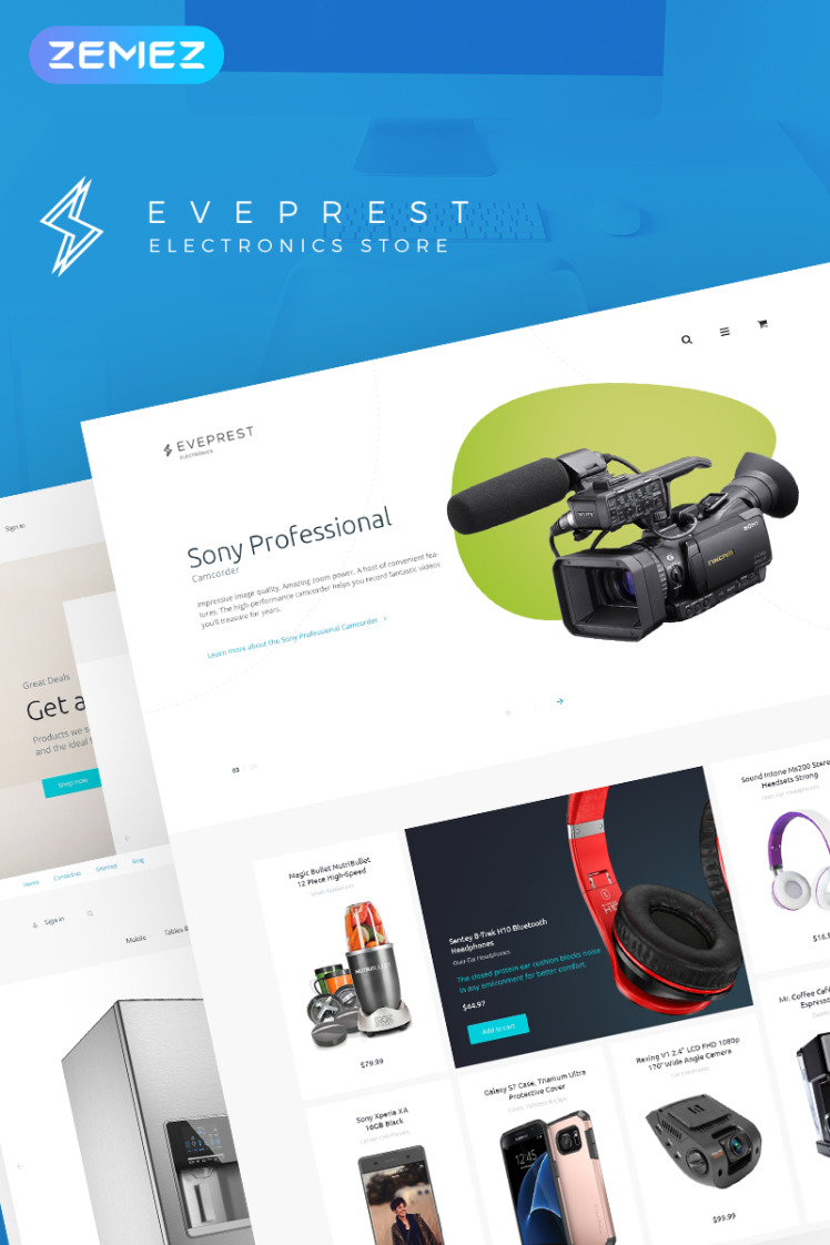 Eveprest Electronics Electronics Store PrestaShop Themes