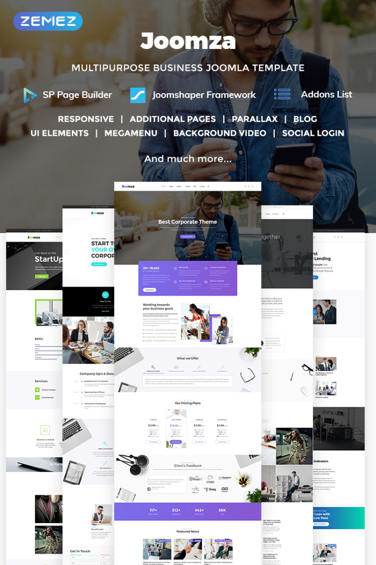 Joomza Business Joomla Templates
