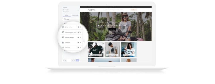 Pugovka Modern Fashion Online Store Shopify Theme #71878-5