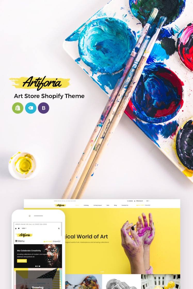 Artiforia Art Store Shopify Theme