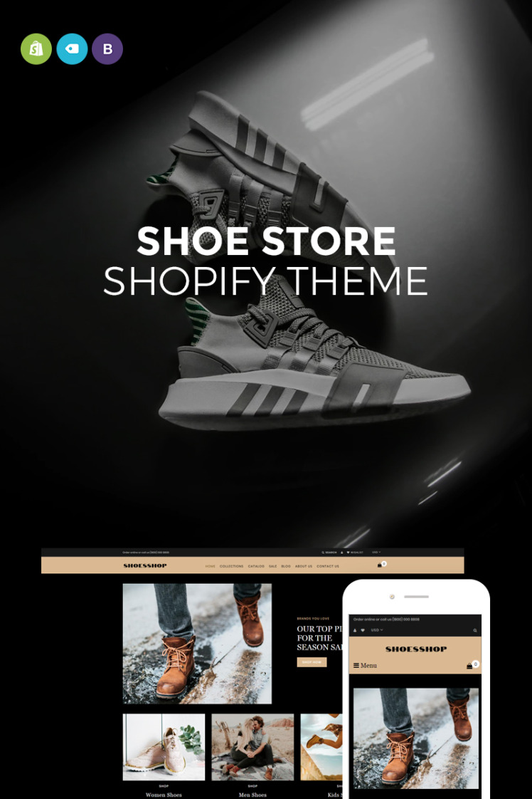 Shoes Shop Online Shopify Theme #73719