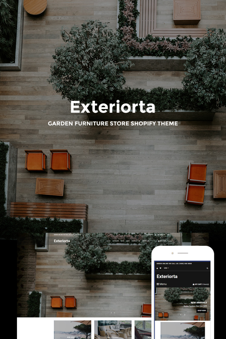 Exteriorta Stylish Exterior Design Online Shopify Themes