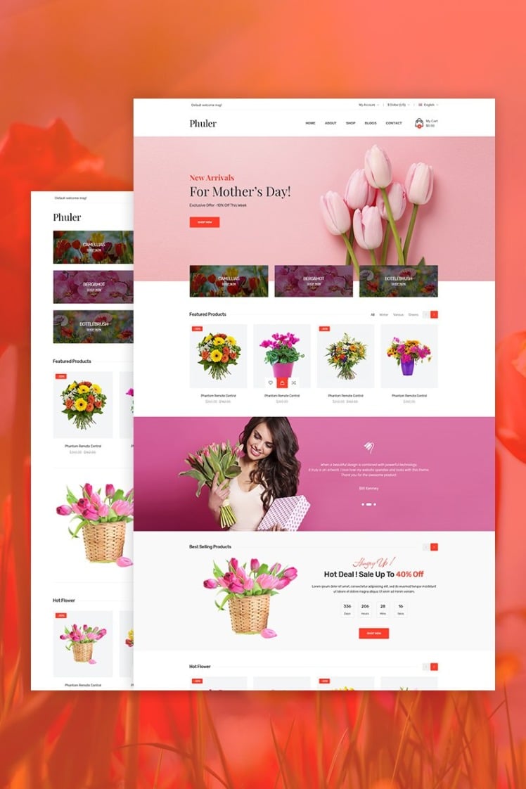 Phuler Flower Shop Shopify Theme