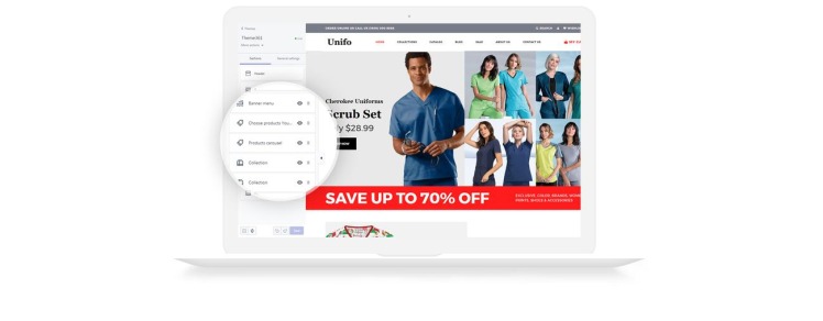 Unifo Uniform Store Shopify Theme #74312-5
