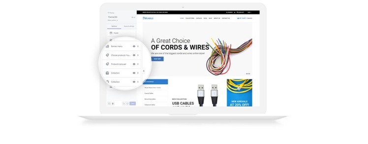 UCables Cords Wires Store Shopify Theme #74453-5