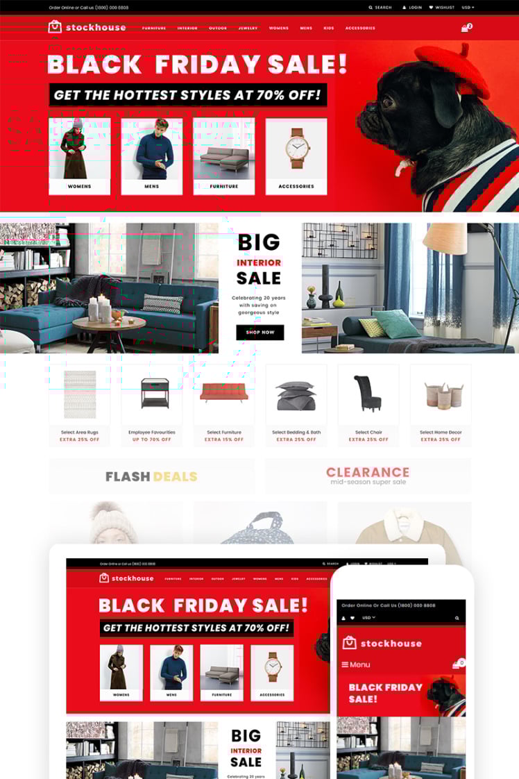 Stockhouse Wholesale Store Shopify Theme