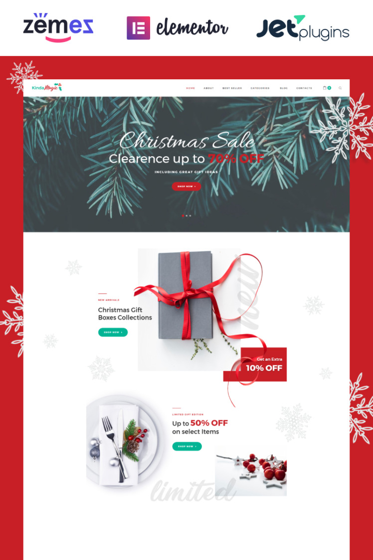 Kinda Magic Magical And Inspiring Christmas WooCommerce Theme