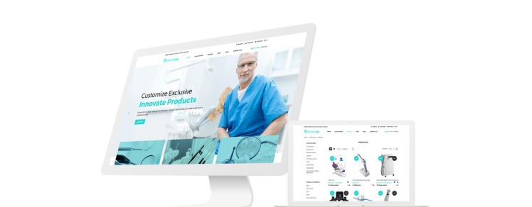 Dentalk Responsive Clean Bootstrap Shopify Theme #76444-1