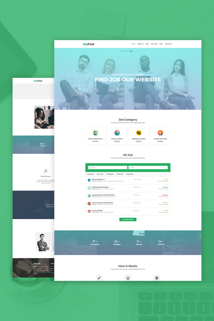 JobFind Job Board WordPress Theme