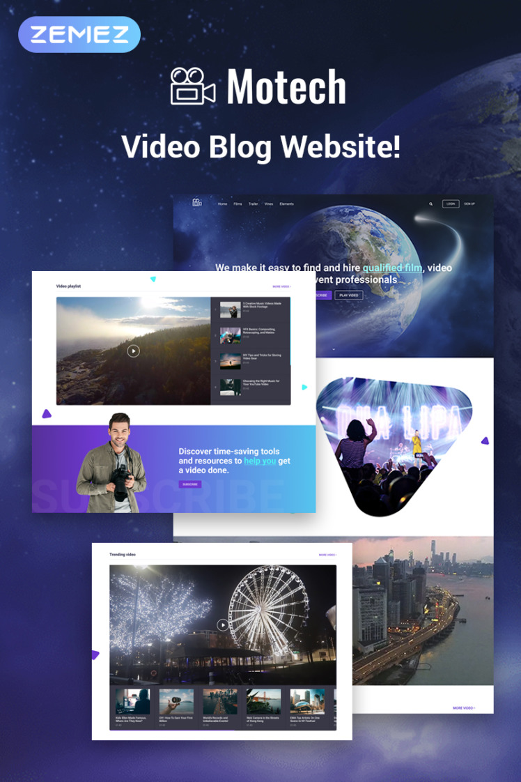 Motech Video Agency Multipurpose Creative WordPress Elementor Theme