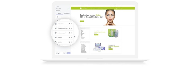 Vision Direct Contact Lens Easy to Navigate Simple Shopify Theme #76766-5