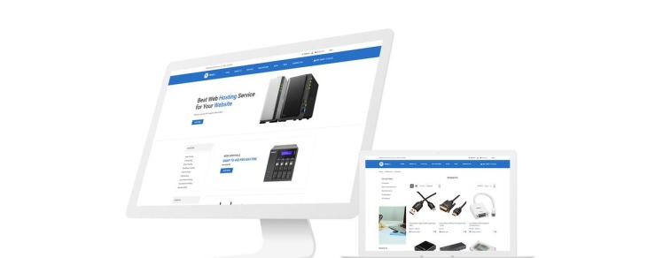 HostGo Electronics Gadgets Clean Shopify Theme #76976-1