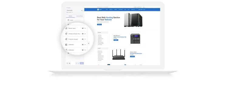 HostGo Electronics Gadgets Clean Shopify Theme #76976-5