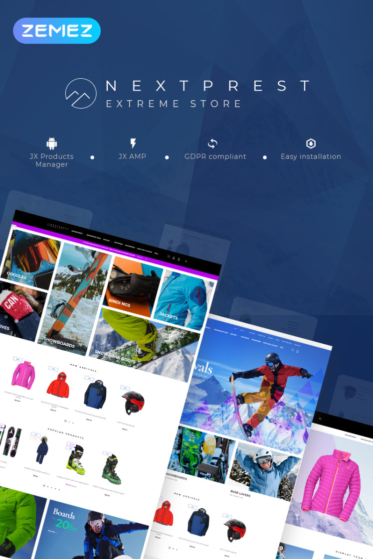 Nextprest Extreme Store Clean Bootstrap Ecommerce PrestaShop Themes