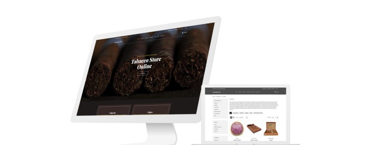 Tabakerka Tobacco Multipage Clean Shopify Theme #77717-1