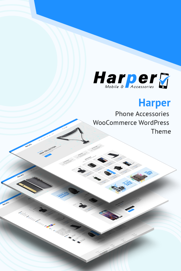 Harper Phone Accessories WooCommerce Theme