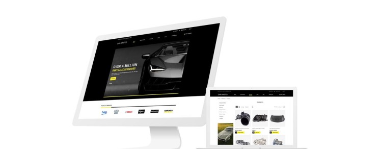 Car Master Auto Parts Multipage Creative Shopify Theme #77962-1